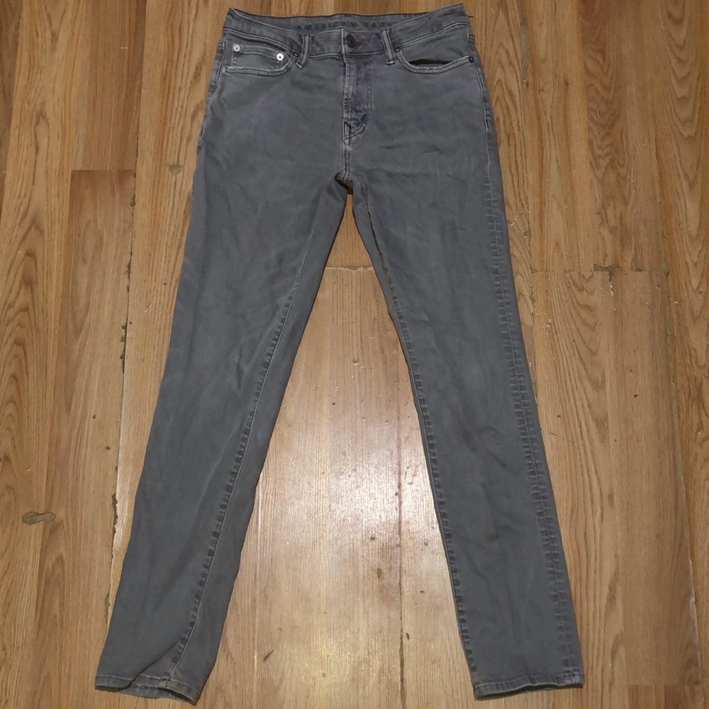 Male Gray American eagle jeans